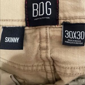 Mens BDG distressed khaki jeans